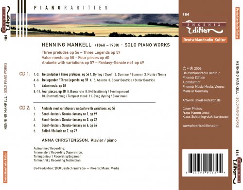 Anna Christensson - Mankell: Piano Music (2009)