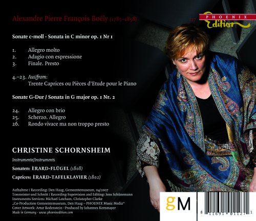 Christine Schornsheim - Boëly: Piano Sonatas, Op. 1, 30 Caprices Ou Pieces d'etude (2008)