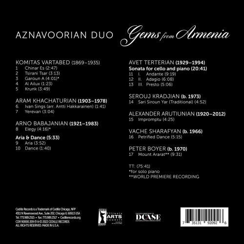 Aznavoorian Duo - Gems from Armenia (2022) [Hi-Res]