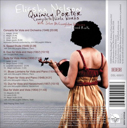 Eliesha Nelson - Quincy Porter: Complete Viola Works (2009)