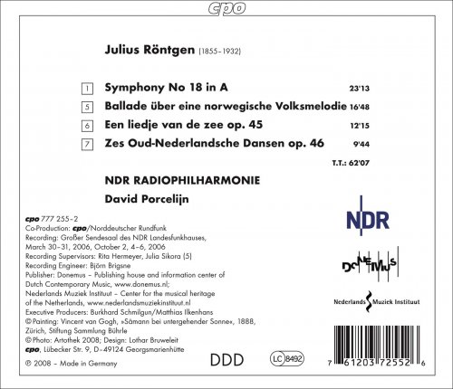 NDR Radiophilharmonie, David Porcelijn - Röntgen: Symphony No. 18 (2008)