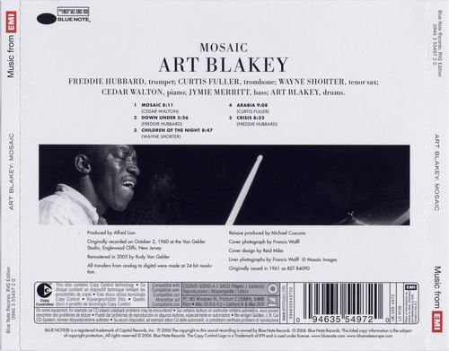 Art Blakey & The Jazz Messengers - Mosaic (1961) {RVG Edition} CD Rip