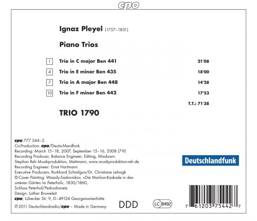 Trio 1790 - Pleyel: Piano Trios (2011)