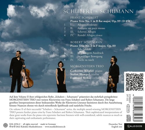 Morgenstern Trio - Schubert & Schumann: Piano Trios Nos. 1 & 2 (2022) [Hi-Res]