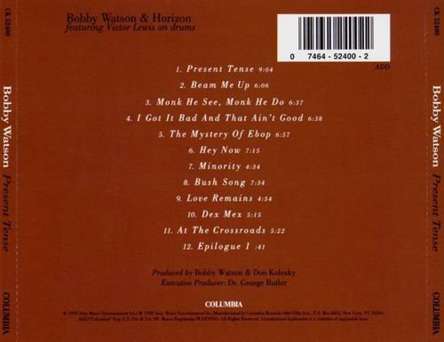 Bobby Watson - Present Tense (1992) CD Rip