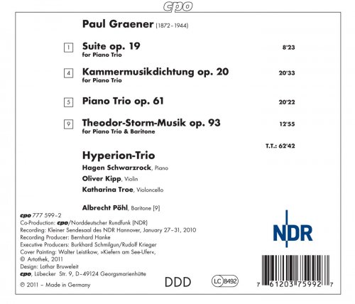 Hyperion Trio - Paul Graener: The Complete Piano Trios (2011)