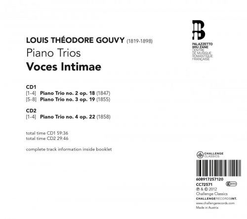 Voces Intimae - Gouvy: Piano Trios (2013)