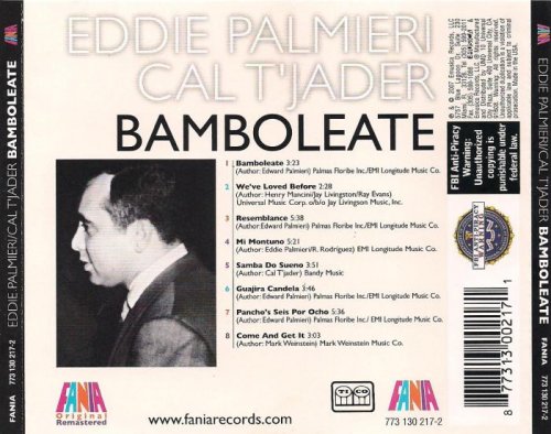 Eddie Palmieri & Cal Tjader - Bamboleate (1967/2007)