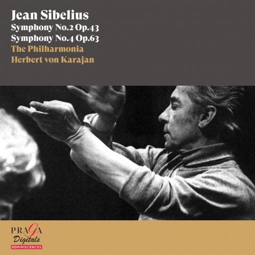 Herbert von Karajan, The Philharmonia - Jean Sibelius: Symphonies No. 2 & No. 4 (2016) [Hi-Res]