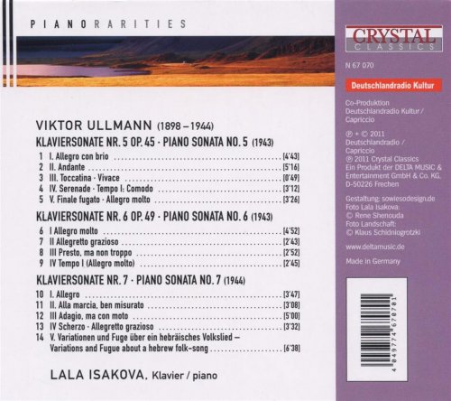 Lala Isakova - Ullmann: Piano Sonatas Nos. 5, 6 and 7 (2011)