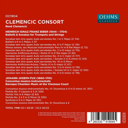 Clemencic Consort, René Clemencic - Biber & Fux: Chamber Works (2022)