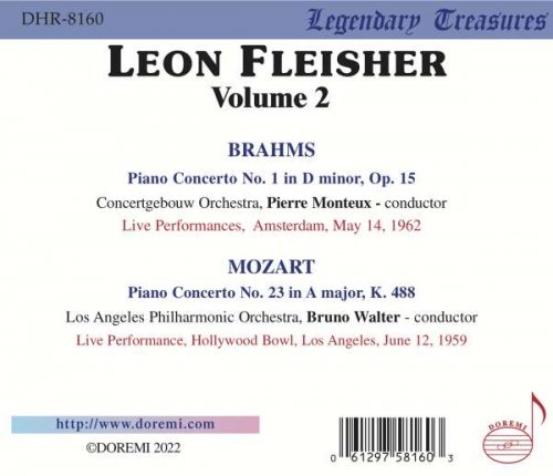 Leon Fleisher - Leon Fleisher, Vol. 2: Brahms & Mozart (Live) (2022)