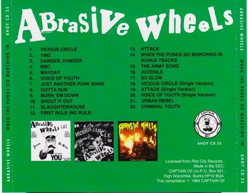 Abrasive Wheels - When The Punks Go Marching In (Reissue) (1994)