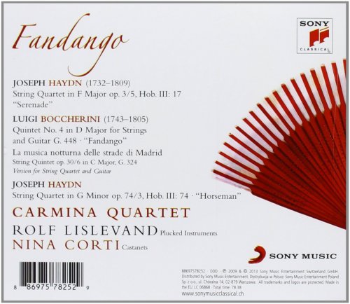 Carmina Quartet - Boccherini: La Musica Notturna Di Madrid, "Fandango"-Quintet (2009)