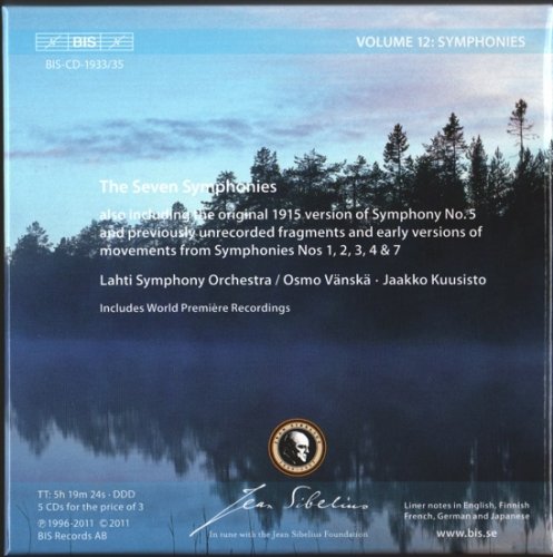 VA - The Sibelius Edition Vol. 12: Symphonies (2011) [5CD Box Set]