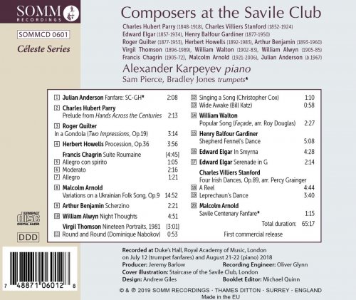 Alexander Karpeyev - Composers at the Savile Club (2019) [Hi-Res]