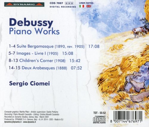 Sergio Ciomei - Debussy: Piano Works (2014)