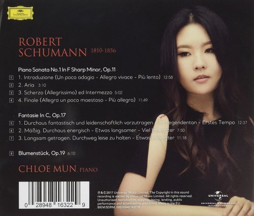 Chloe Mun - Schumann: Piano Sonata No. 1 & Fantasie (2017) [Hi-Res]