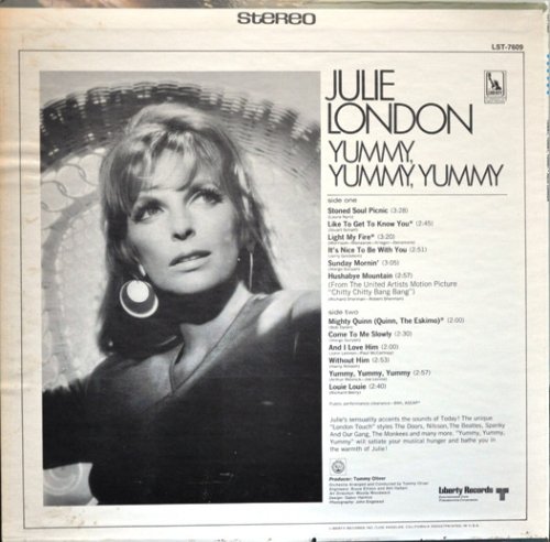 Julie London - Yummy, Yummy, Yummy (1969) LP