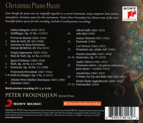 Peter Froundjian - Christmas Piano Music (2017) [Hi-Res]