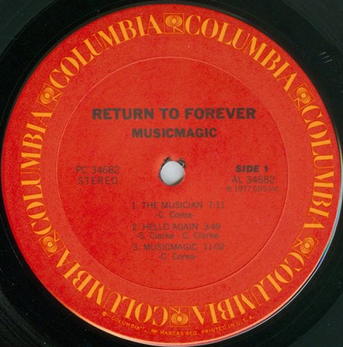 Return To Forever - Musicmagic (1977) LP