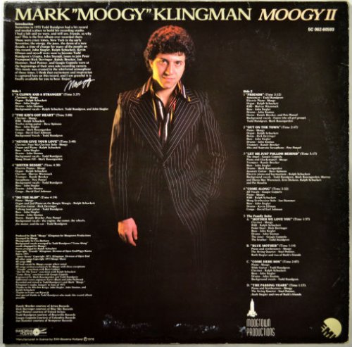 Mark "Moogy" Klingman - Moogy II (1978) LP