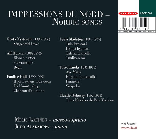 Juho Alakärppä, Melis Jaatinen - Impressions du nord: Nordic Songs (2022) [Hi-Res]