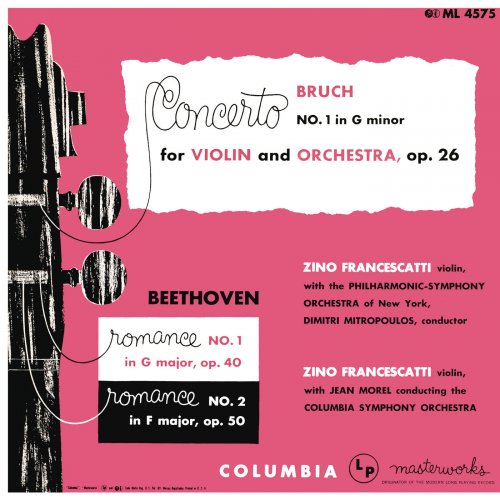Zino Francescatti - Bruch: Concerto No. 1 in G Minor - Beethoven: Violin Romances - Saint-Saens: Violin Concertos (2022)