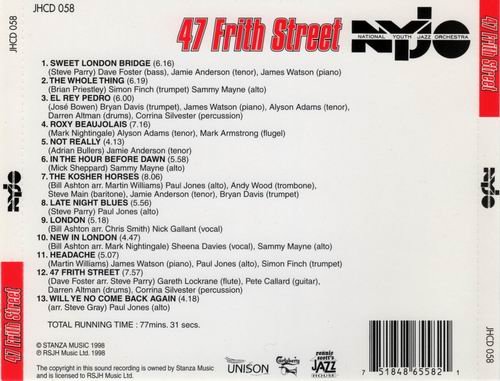 National Youth Jazz Orchestra - 47 Frith Street (1998)