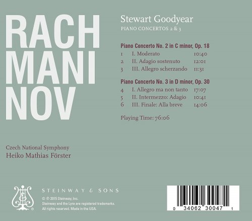 Stewart Goodyear - Rachmaninov: Piano Concertos Nos. 2 & 3 (2015)