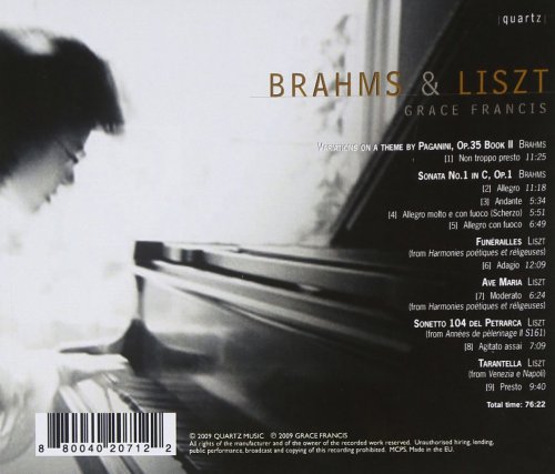 Grace Francis - Brahms & Liszt: Piano Works (2009)