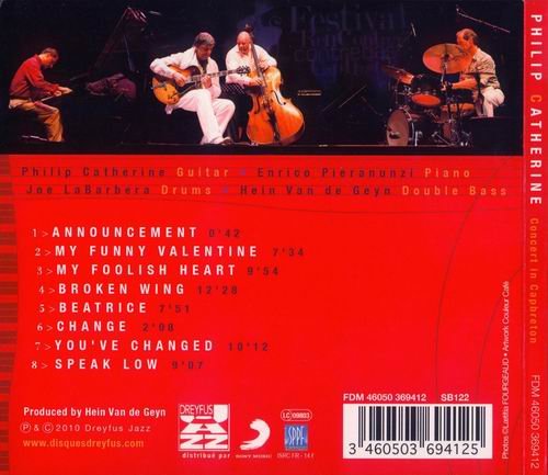 Philip Catherine - Concert In Capbreton (2010) CD Rip