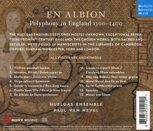 Huelgas Ensemble & Paul Van Nevel - En Albion: Medieval Polyphony in England (2021) CD-Rip