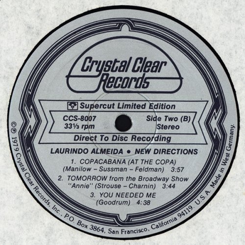 Laurindo Almeida - New Directions (1979) LP