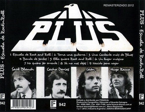 Plus - Escuela de Rock 'n' Roll (Reissue) (1981/2013)