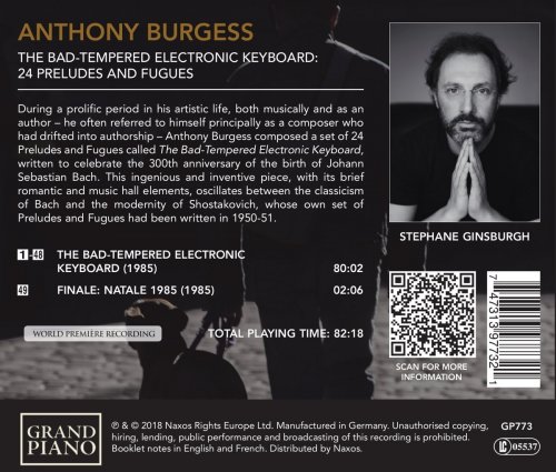 Stephane Ginsburgh - Burgess: The Bad-Tempered Electronic Keyboard (2018) [Hi-Res]