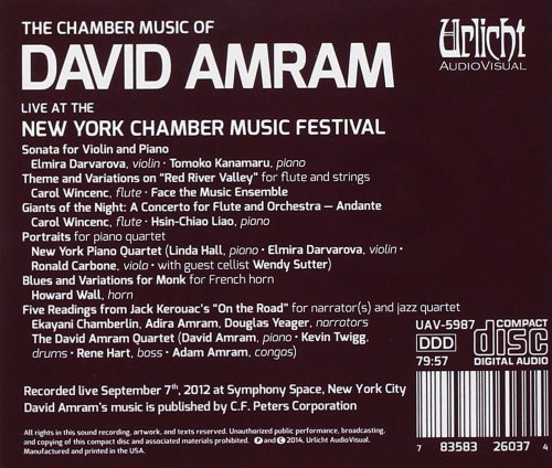 David Amram - The Chamber Music of David Amram (2018) [Hi-Res]