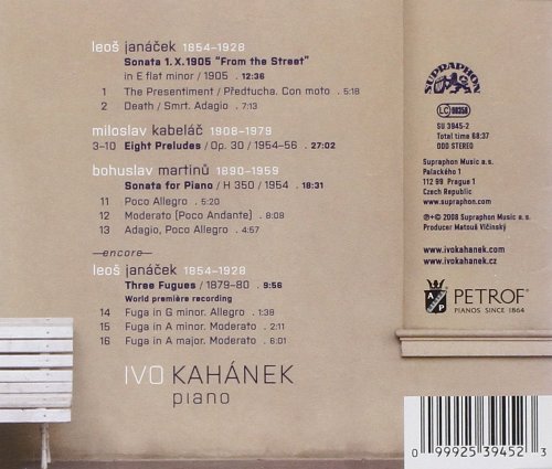 Ivo Kahánek - Janáček, Kabeláč, Martinů: Piano Works (2008)