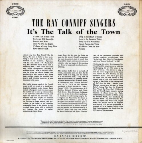 The Ray Conniff Singers - It's The Talk of the Town (1971) LP