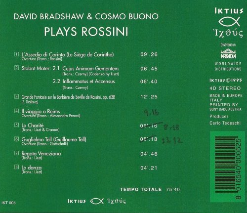 David Bradshaw, Cosmo Buono - Rossini: Music for Two Pianos (1995) CD-Rip