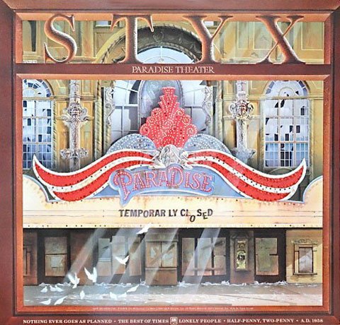 Styx - Paradise Theatre (1980) LP