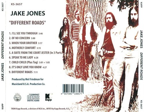 Jake Jones - Different Roads (Reissue) (1971)