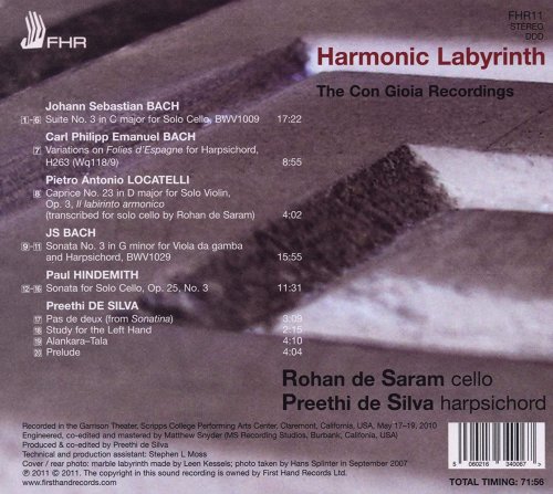 Rohan de Saram - Harmonic Labyrinth (2014)