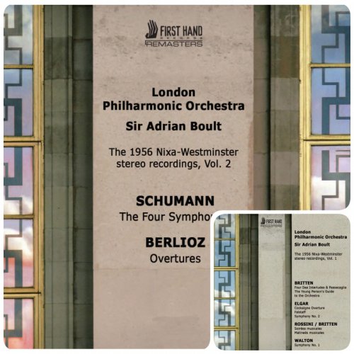 Adrian Boult - London Philharmonic Orchestra, The 1956 Nixa-Westminster Stereo Recordings, Vol. 1-2 (2014)