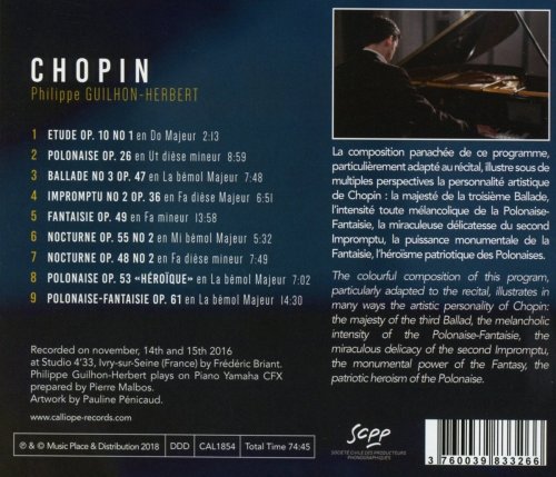 Philippe Guilhon-Herbert - Chopin: Piano Works (2018) [Hi-Res]