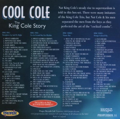 Nat King Cole - Cool Cole: The King Cole Trio Story (2002) [4CD Box Set]