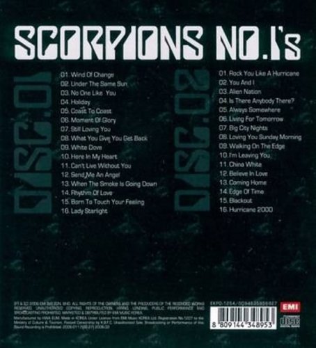 Scorpions - No.1's (2006)