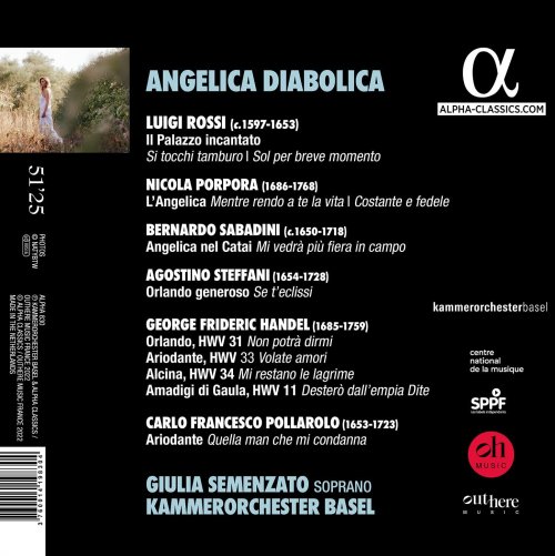 Giulia Semenzato & Kammerorchester Basel - Angelica diabolica (2022) [Hi-Res]