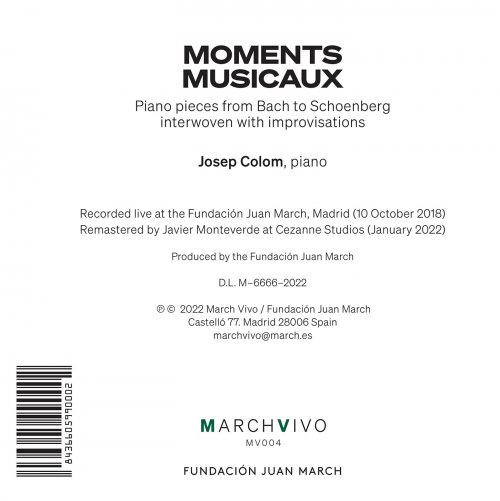 Josep Colom - Moments musicaux (2022) [Hi-Res]
