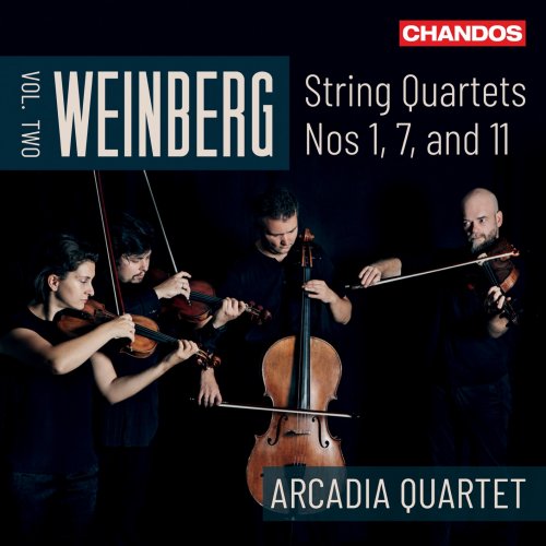 Arcadia Quartet - Weinberg: String Quartets Nos. 1, 7 & 11, Vol. 2 (2022) [Hi-Res]